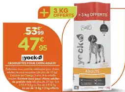 Point Vert YOCK Croquettes pour chien adulte offre