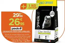 Point Vert YOCK Croquettes pour chats stérilisés offre