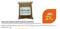 Point Vert Vers de farine déshydratés invers offre