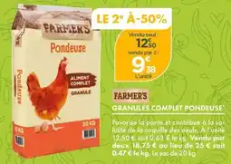 Point Vert FARMER'S Granulés complet pondeuse offre