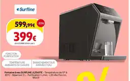 Darty SURFLINE Fontaine à eau JL2345TE offre