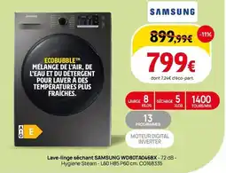 Darty SAMSUNG Lave-linge séchant WD80TA046BX- offre