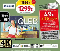 Darty SAMSUNG Smart TV TQ55S90CA offre