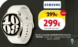 Darty SAMSUNG Montre connectée pack galaxy watch6 offre