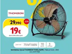 Darty THOMSON Ventilateur de sol thvel240pb offre