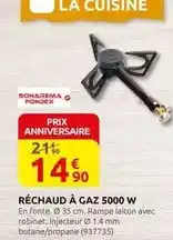 Rural Master Réchaud à gaz 5000 w offre