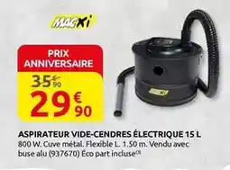 Rural Master Aspirateur vide-cendres électrique 15 l offre