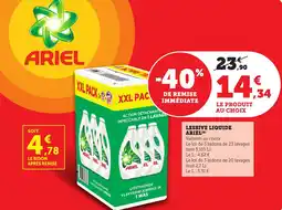 Bi1 Lessive liquide ariel offre