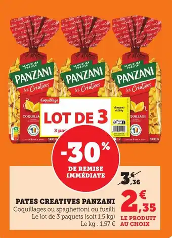 Bi1 Pates creatives panzani offre