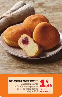 Bi1 Beignets fourrés offre