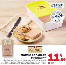 Bi1 Mousse de canard prunier offre