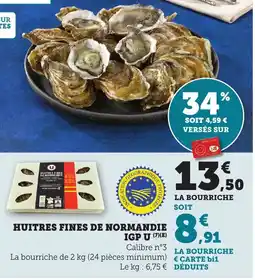 Bi1 Huitres fines de normandie igp u offre