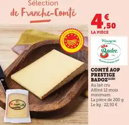 Bi1 Comté aop prestige badoz offre