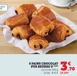 Bi1 8 pains chocolat pur beurre u offre
