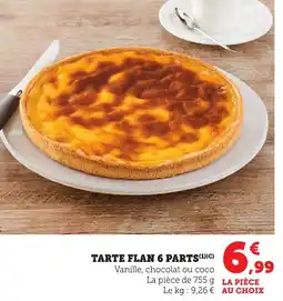 Bi1 Tarte flan 6 parts offre