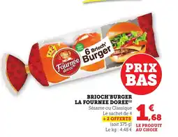 Bi1 Brioch'burger la fournee doree offre