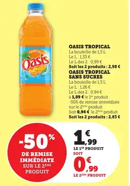 Bi1 Oasis tropical offre