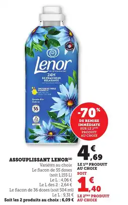 Bi1 Assouplissant lenor offre