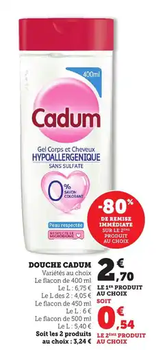 Bi1 Douche cadum offre