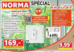 Norma LIFENAXX Robot lave-vitres offre