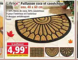 Norma LIFETEX Paillasson coco et caoutchouc offre