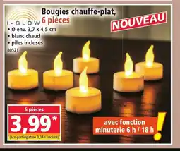 Norma I-GLOW Bougies chauffe-plat, 6 pièces offre