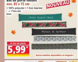 Norma Bas de porte isolant offre