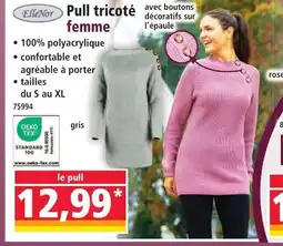 Norma ELLE NOR Pull tricoté femme offre
