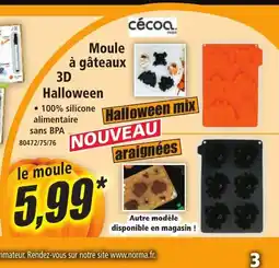 Norma Moule à gâteaux 3D Halloween offre