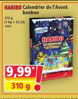 Norma HARIBO Calendrier de l'Avent bonbon offre