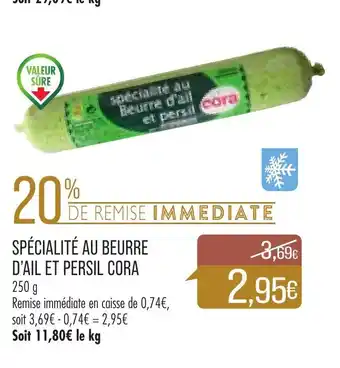 Match Spécialité Au Beurre D'Ail Et Persil Cora offre