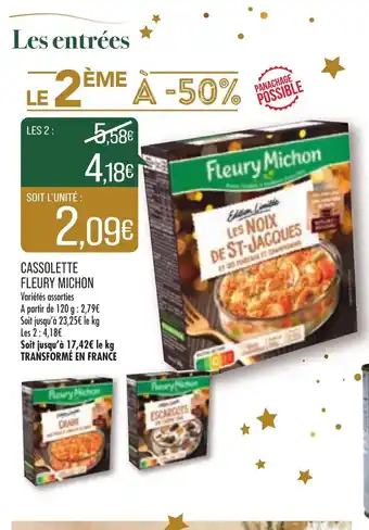 Match Cassolette Fleury Michon offre