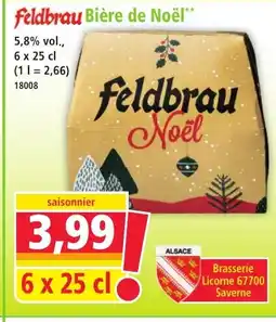 Norma FELDBRAU Bière de Noël offre