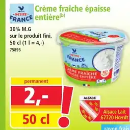 Norma PETITE FRANCE Crème fraîche épaisse offre