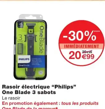 Monoprix Rasoir électrique philips offre