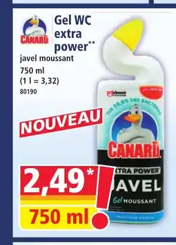 Norma CANARD Gel WC extra power offre
