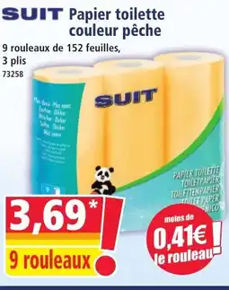 Norma SUIT Papier toilette couleur pêche offre
