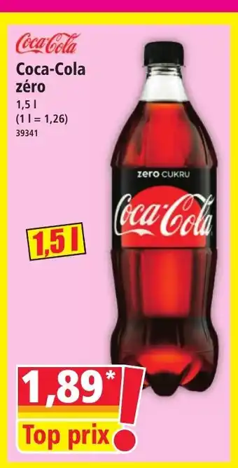 Norma COCA-COLA zéro offre