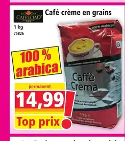 Norma CAFFECIAO Café crème en grains offre