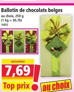 Norma Ballotin de chocolats belges offre