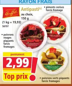 Norma Antipasti farcis froma offre