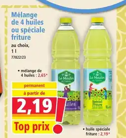 Norma Mélange de 4 huiles ou spéciale friture offre