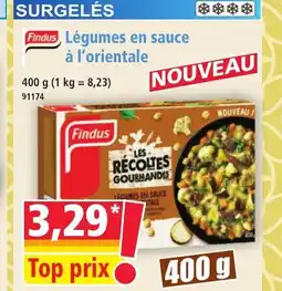 Norma FINDUS Légumes en sauce à l'orientale offre