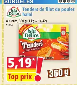 Norma ISLA DÉLICE Tenders de filet de poulet offre