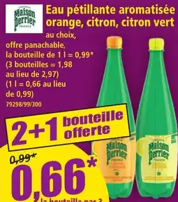 Norma MAISON PERRIER Eau pétillante aromatisée orange, citron, citron vert offre