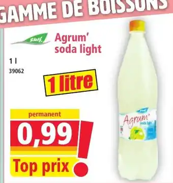 Norma Agrum' soda light offre