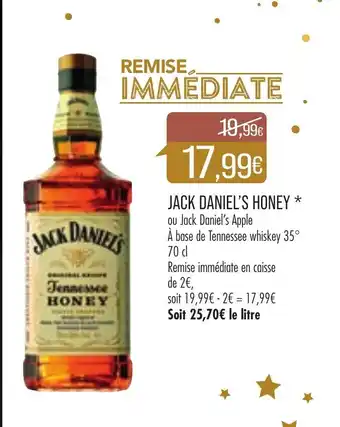 Match Jack Daniel's Honey offre