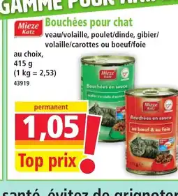 Norma MIEZE KATZ Bouchées en sauce offre