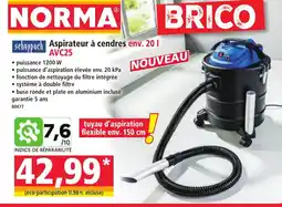 Norma SCHEPPACH Aspirateur à cendres offre