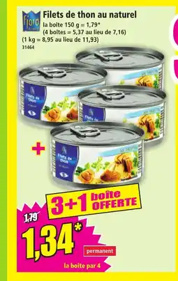Norma FJORD Filets de thon au naturel offre